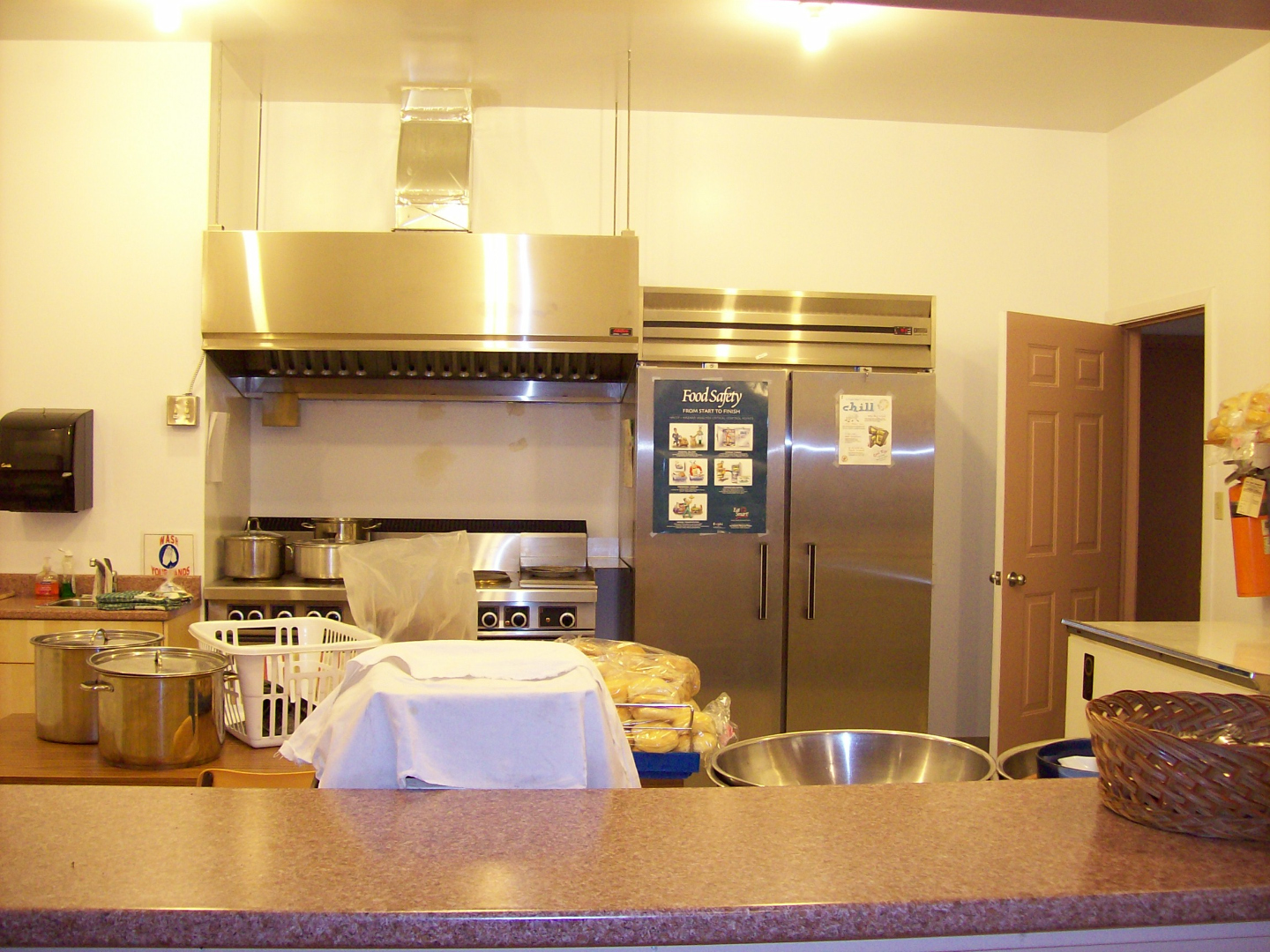 Commercial kitchen at Rankin Centre